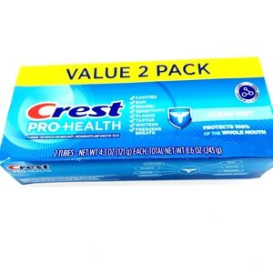 2-Pack Crest Pro-Health Whitening Gel Toothpaste 4.3oz‎ Fluoride Mint